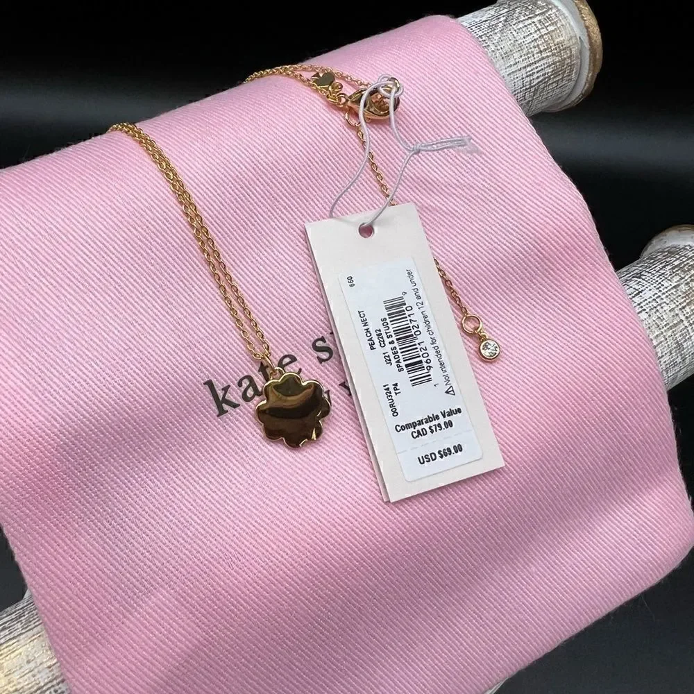 Kate Spade clover necklace